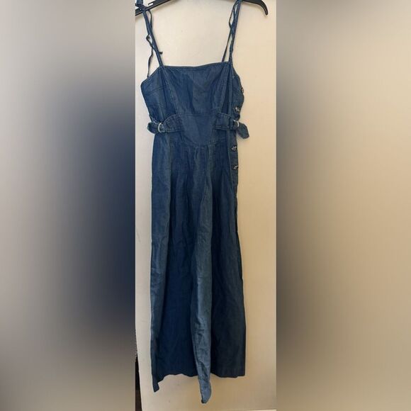 Free people Brittany Denim Jumpsuit - Picture 4 of 5